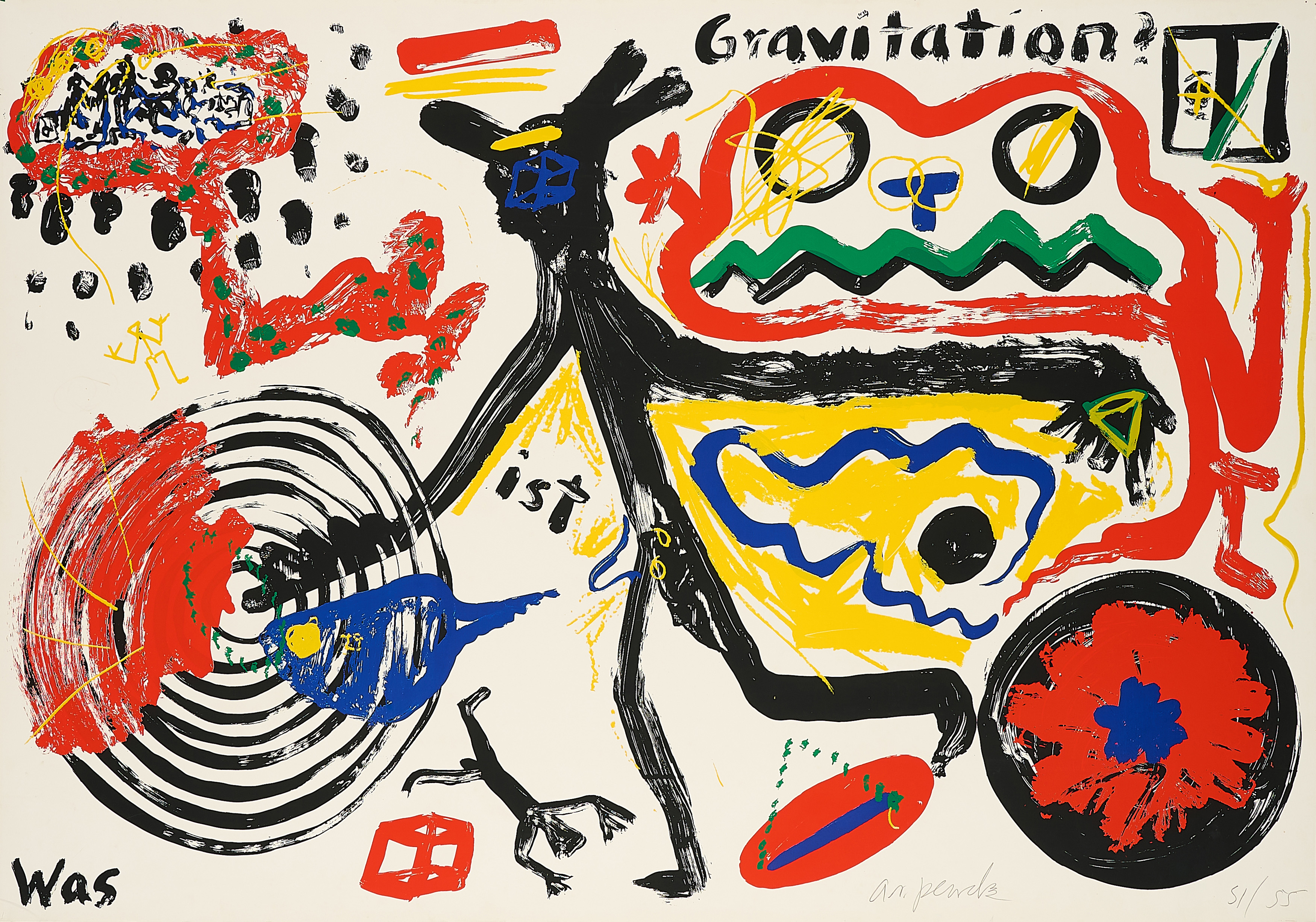 AR Penck - Was ist Gravitation, 80106-32, Van Ham Kunstauktionen