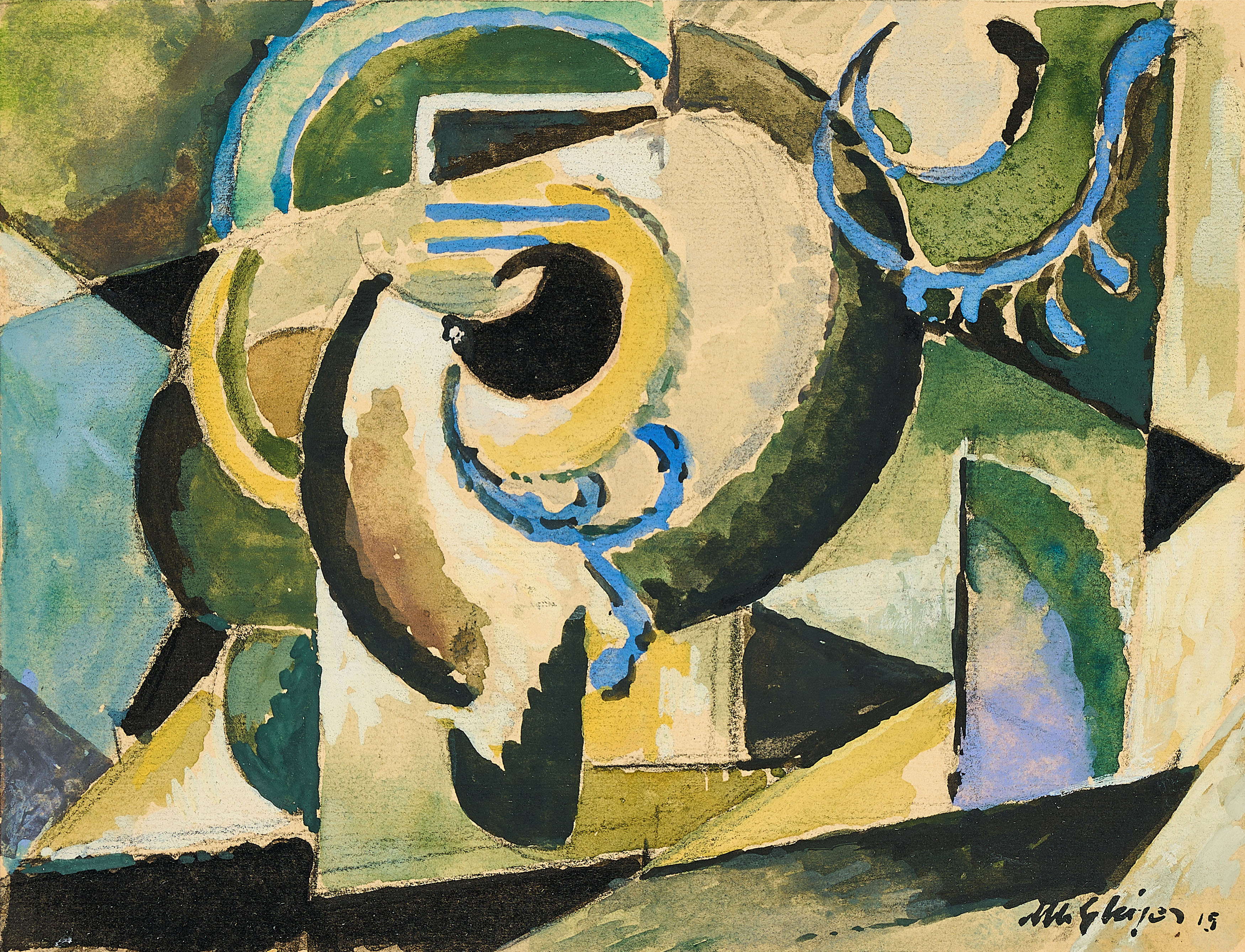 Albert Gleizes - Abstrakte Komposition, 77957-5, Van Ham Kunstauktionen