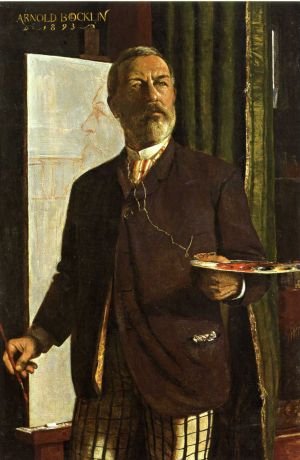 Portrait Künstler Böcklin Arnold (1827 Basel  - 1901 Fiesole),19.Jh.…