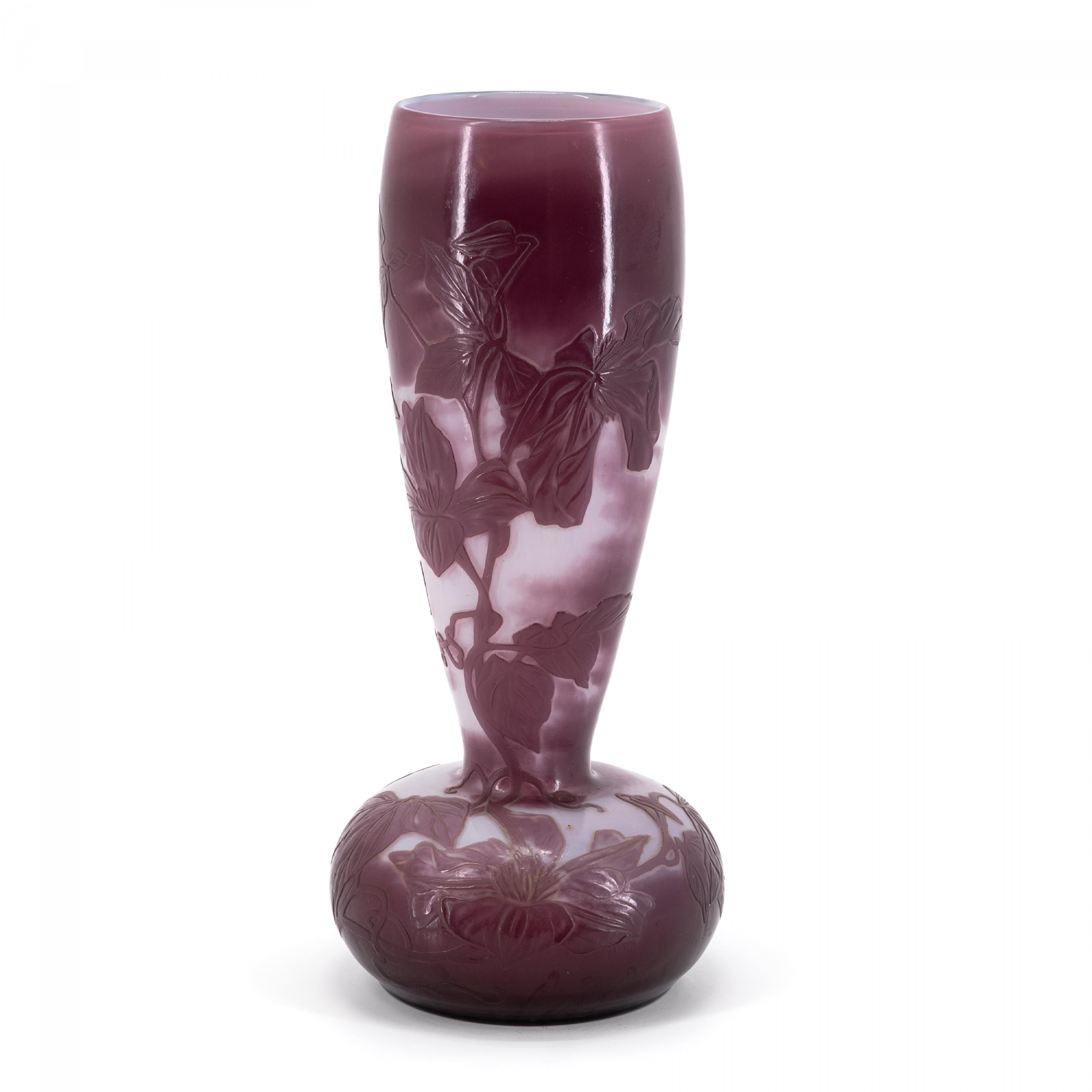 Christian Freres et Fils - Grosse Vase mit Liliendekor, 79667-13, Van Ham Kunstauktionen