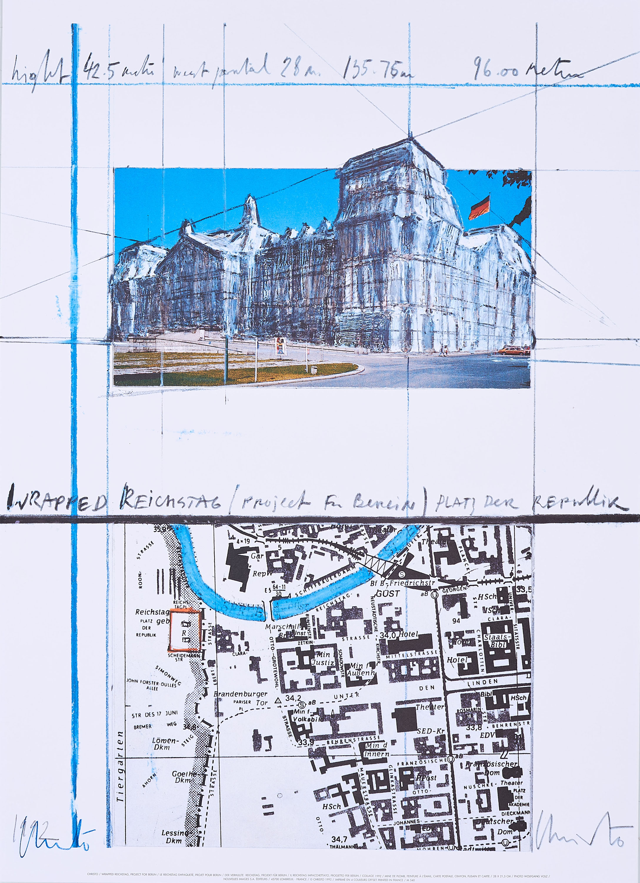 Christo - Wrapped Reichstag, 69944-3, Van Ham Kunstauktionen