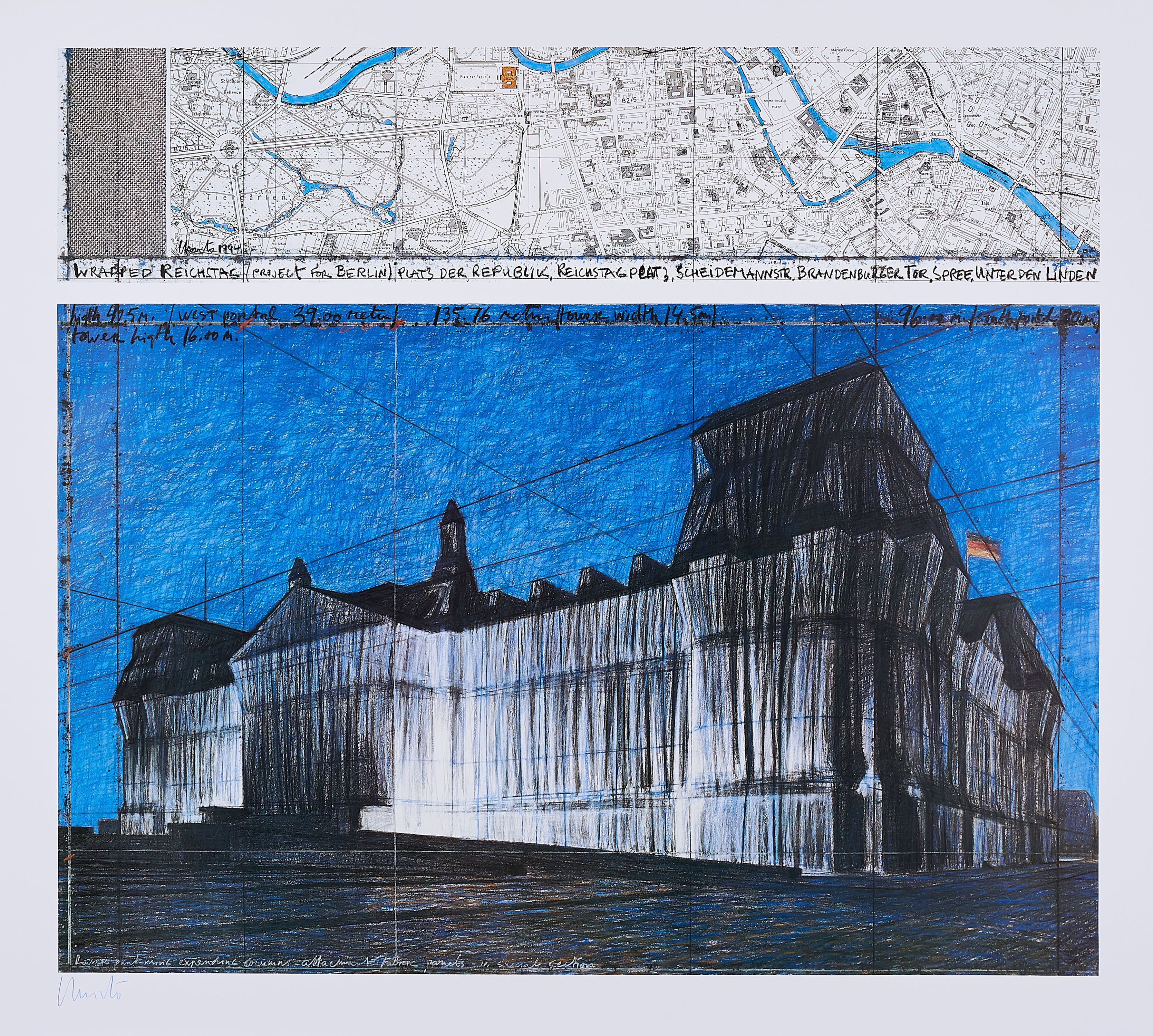 Christo - Wrapped Reichstag XV, 69944-1, Van Ham Kunstauktionen