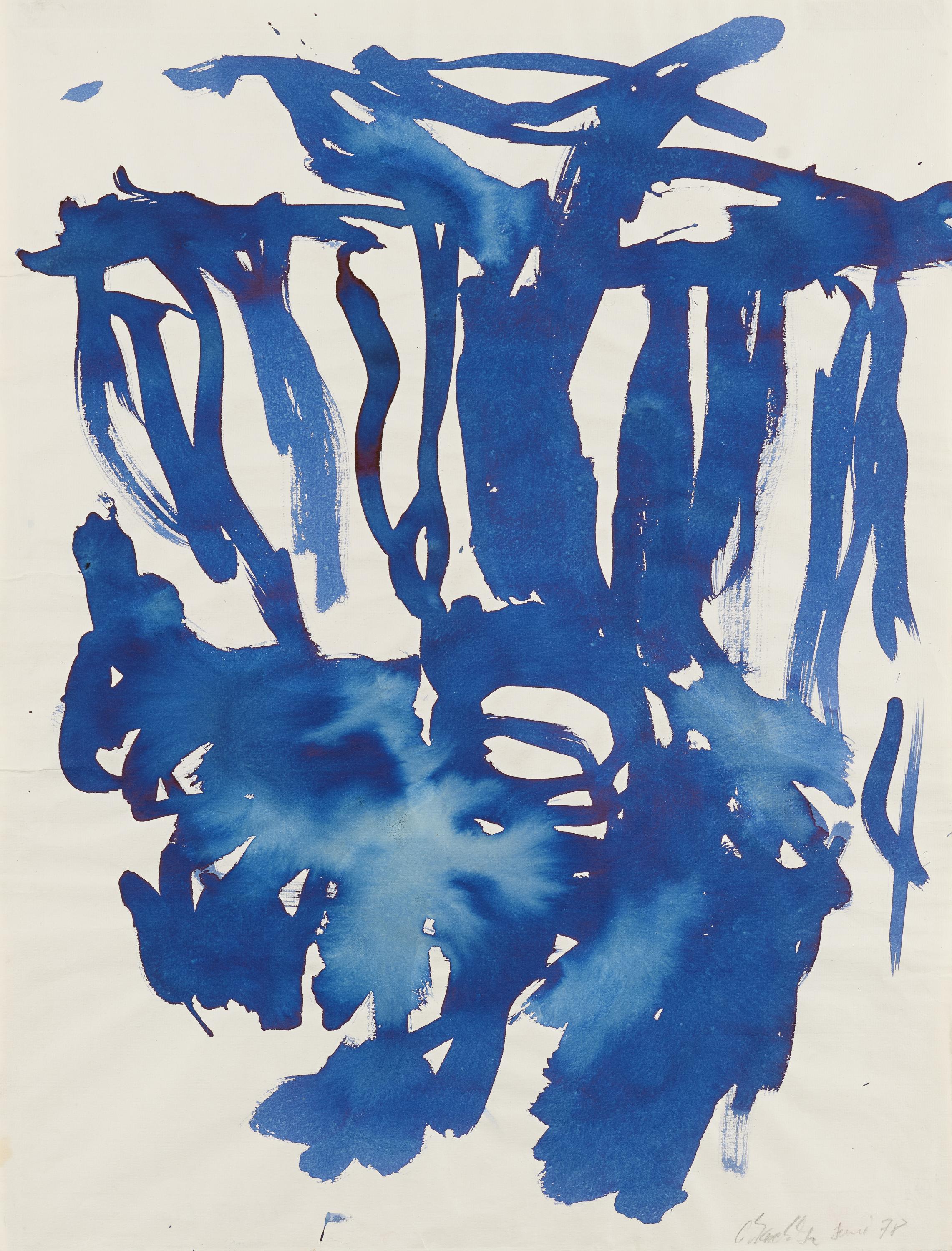 Georg Baselitz - Ohne Titel Baum, 80293-4, Van Ham Kunstauktionen