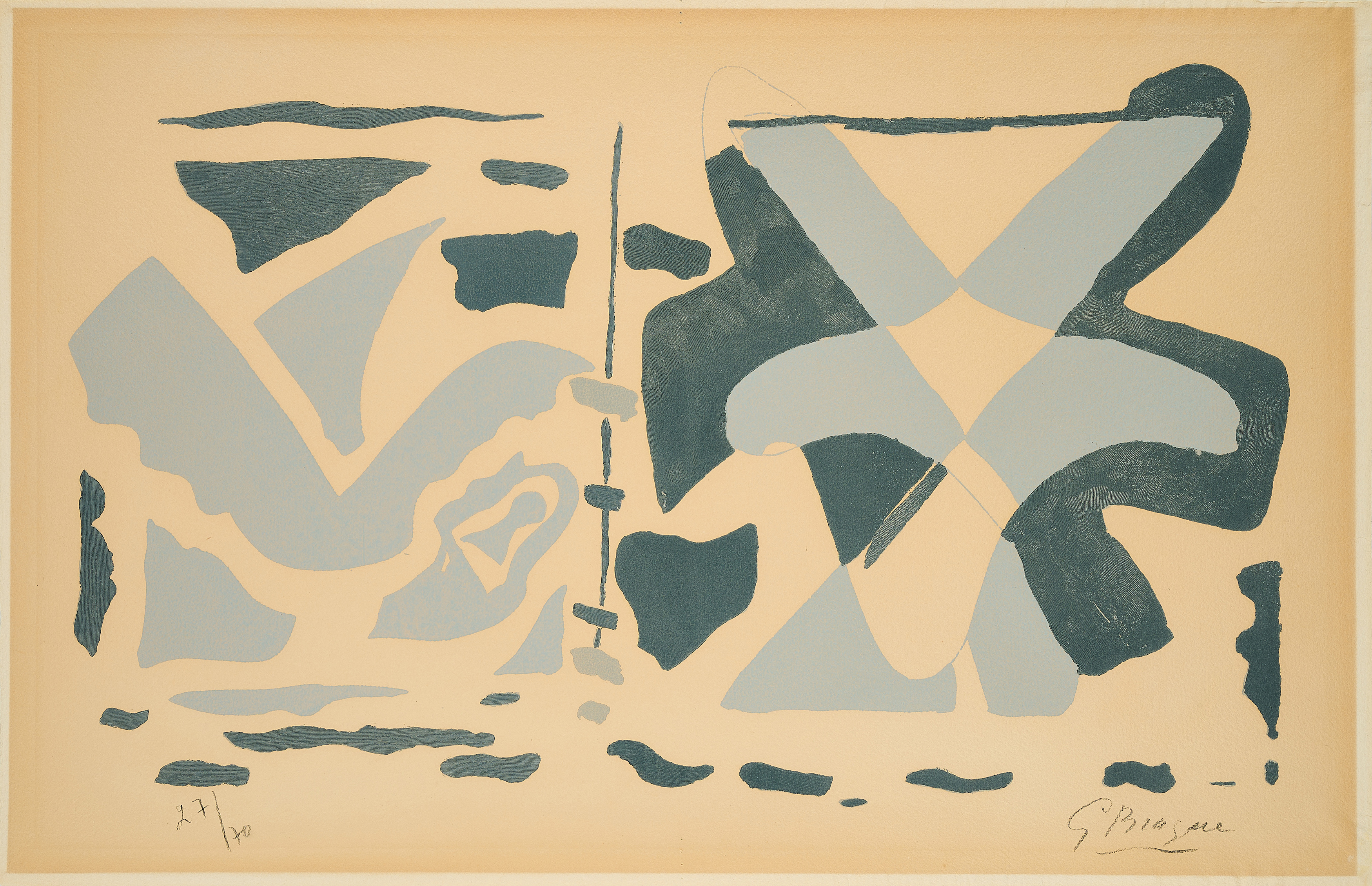 Georges Braque - Aus Si je mourais la-bas, 78036-17, Van Ham Kunstauktionen