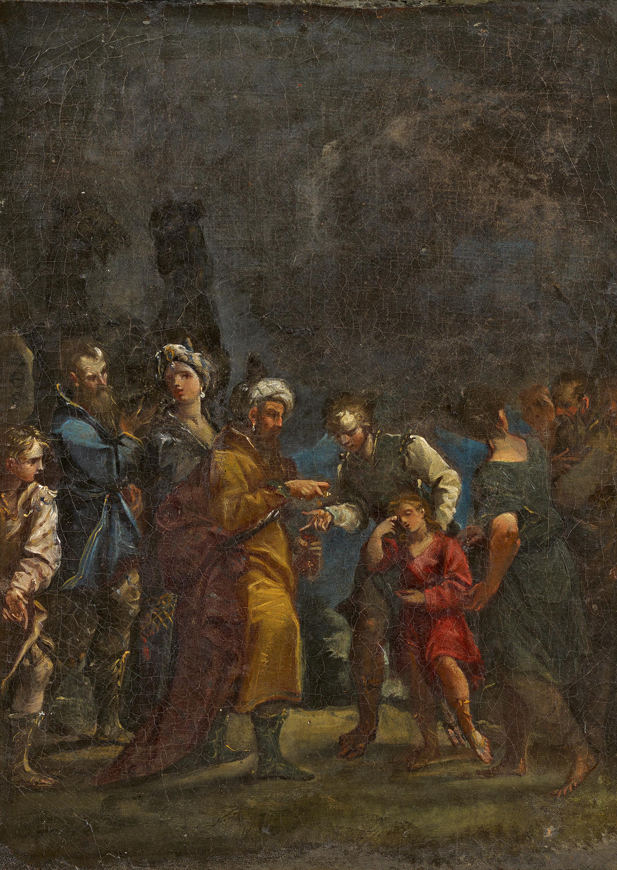 Giovanni Antonio Burrini - Josef wird von seinen Bruedern nach Aegypten verkauft, 69680-1, Van Ham Kunstauktionen