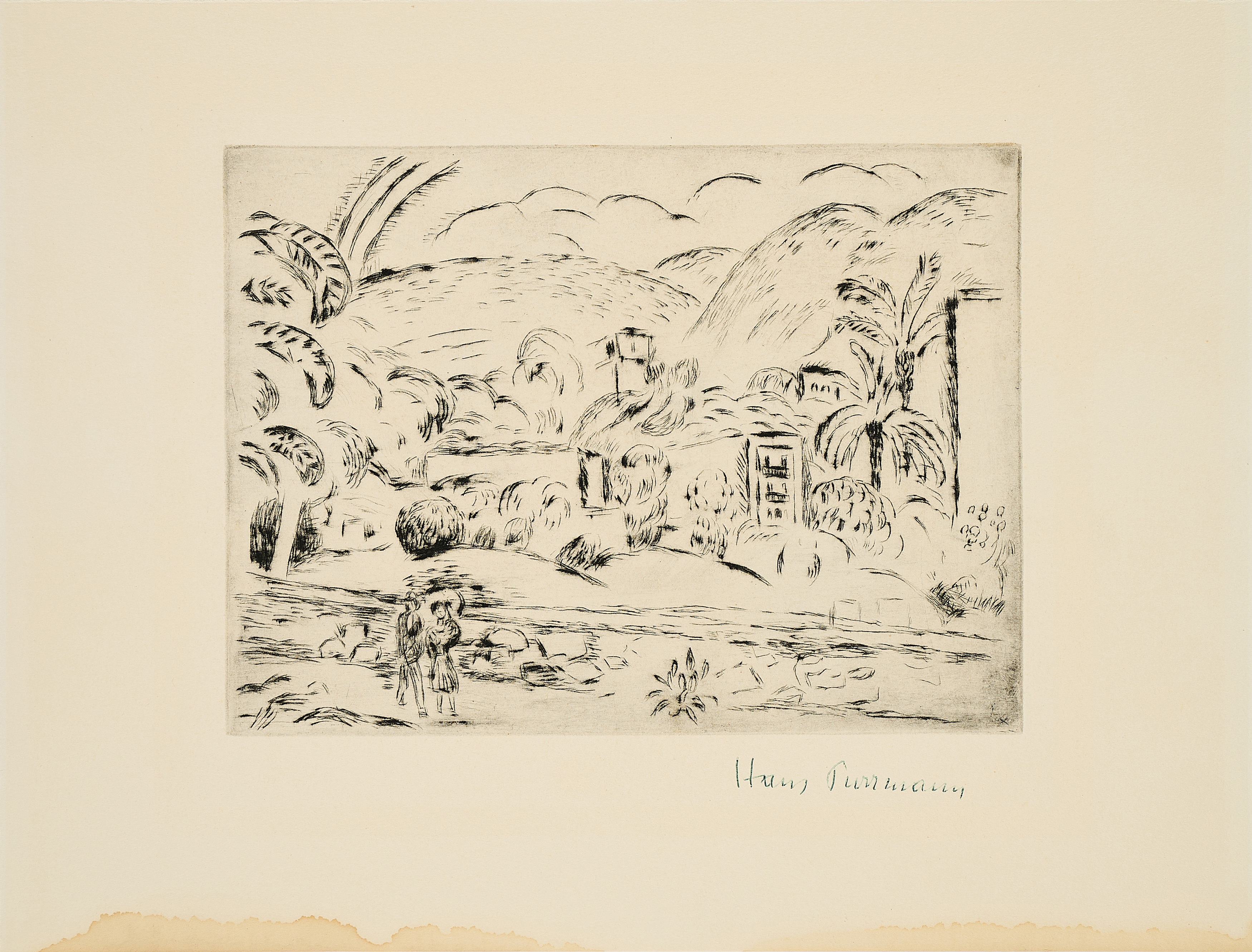 Hans Purrmann - Suedliche Landschaft Porto dIschia, 77738-1, Van Ham Kunstauktionen