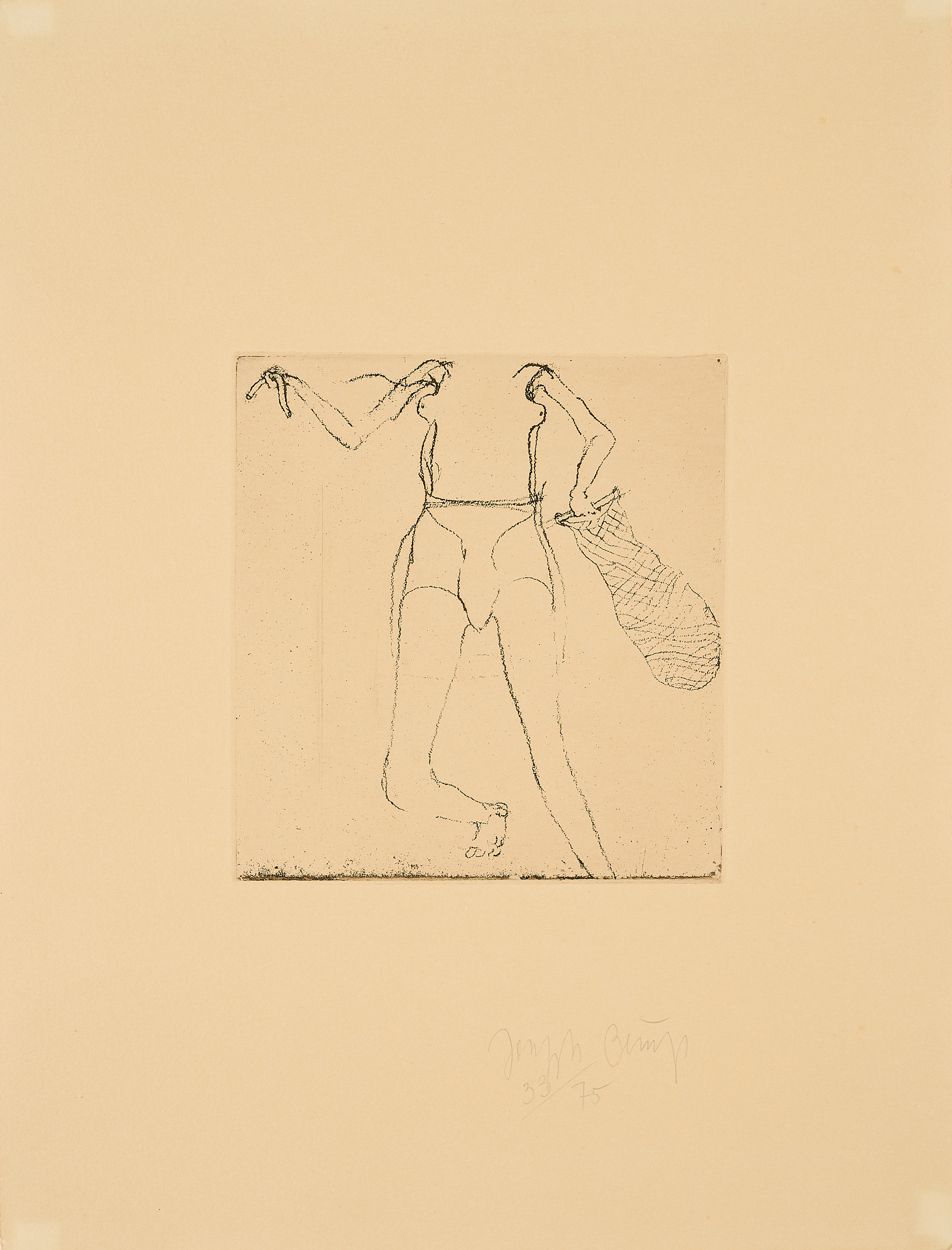 Joseph Beuys - Taucherin Aus Zirkulationszeit, 78036-22, Van Ham Kunstauktionen