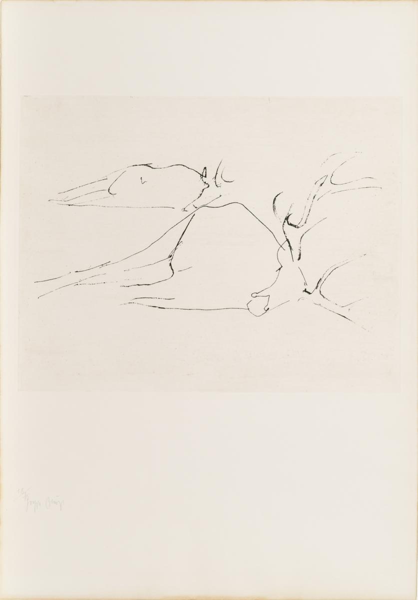 Joseph Beuys - Tote Hirsche aus Zirkulationszeit, 62310-4, Van Ham Kunstauktionen