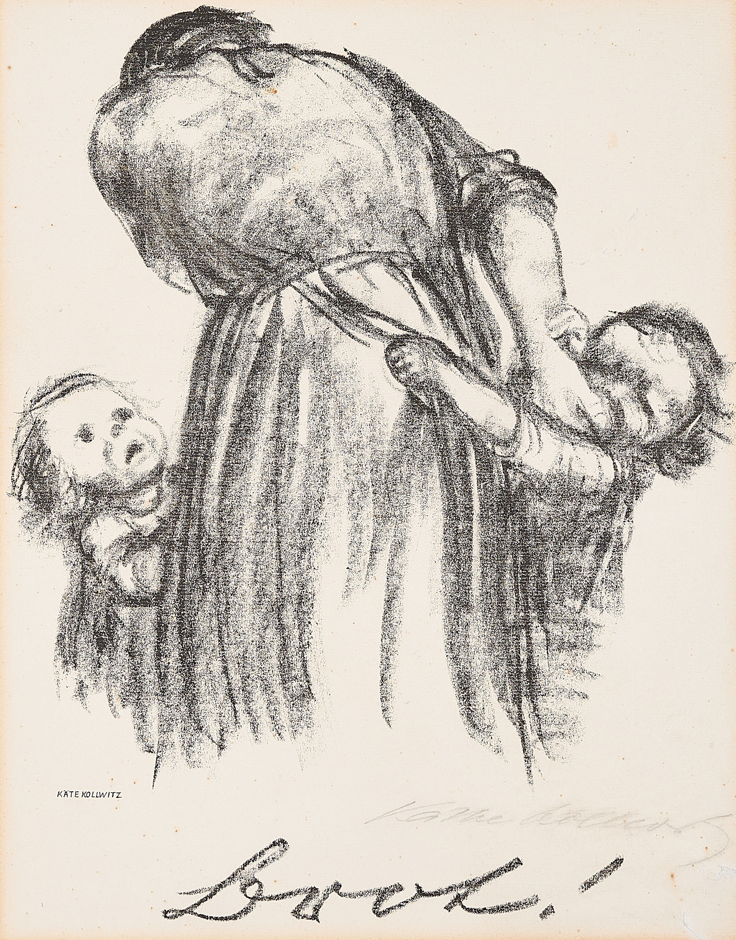 Kaethe Kollwitz - Brot, 73205-4, Van Ham Kunstauktionen