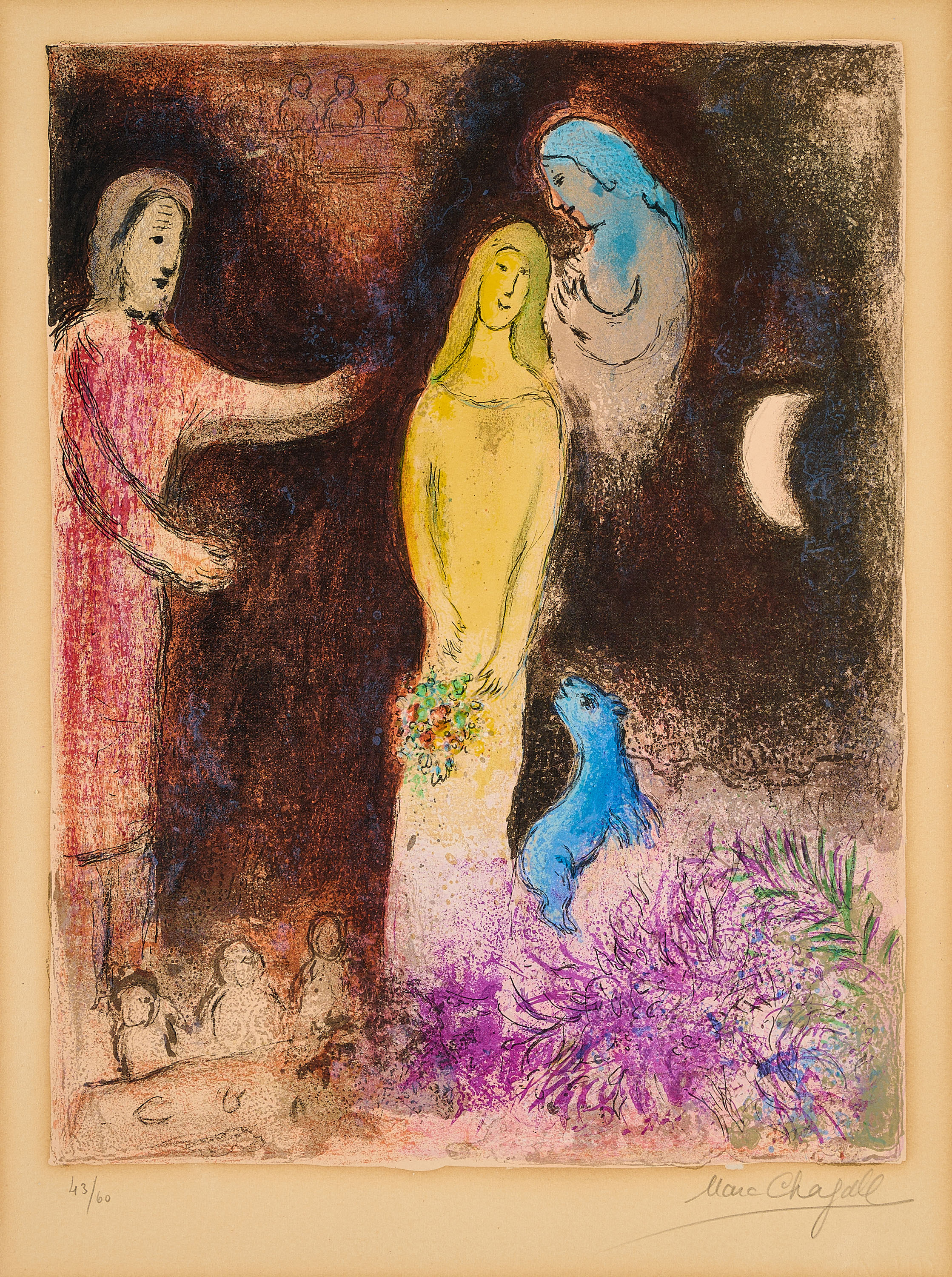 Marc Chagall - Chloe Vetue et Coiffee par Cleariste Aus Daphnis et Chloe, 79267-3, Van Ham Kunstauktionen