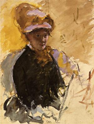 Portrait Künstler Cassatt Mary (1844 Pittsburgh  - 1926 Oise),19.&20. Jh. ,,