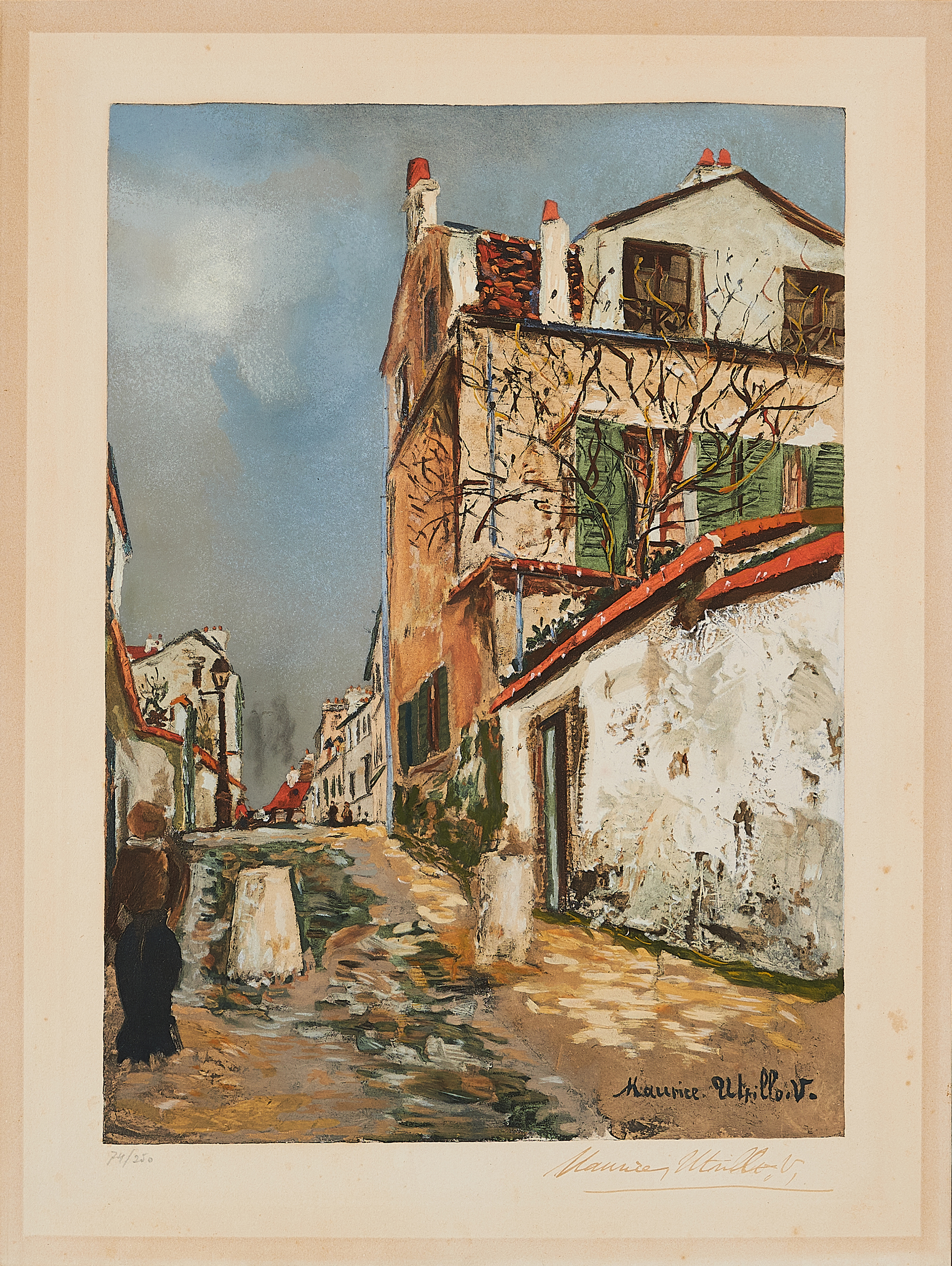 Maurice Utrillo - Le Moulin de la Galette et la rue Cortot, 63005-16, Van Ham Kunstauktionen