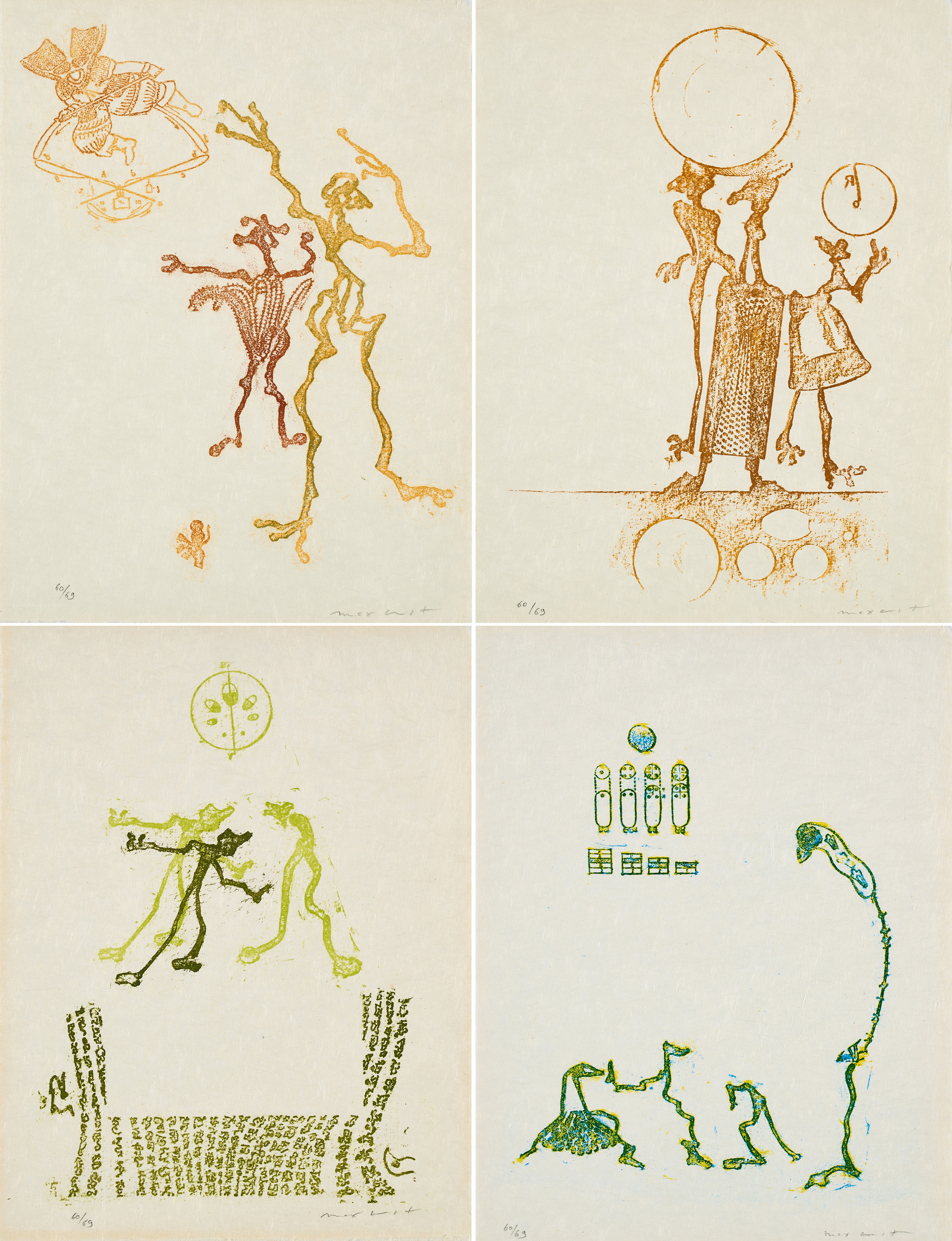 Max Ernst - Aus Lewis Carrolls Wunderhorn, 77949-5, Van Ham Kunstauktionen