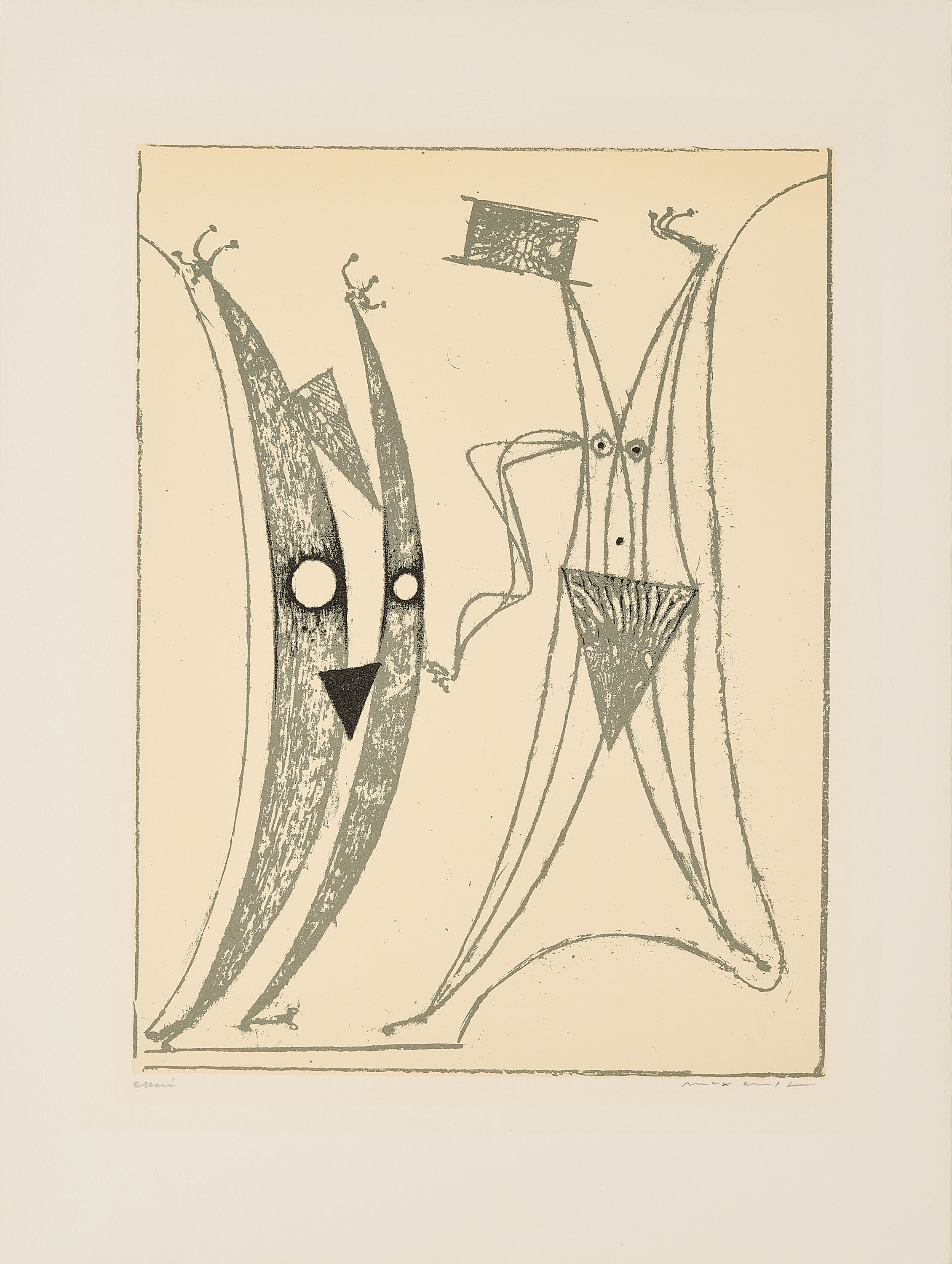Max Ernst - Aus Pierre Hebey festin, 73350-143, Van Ham Kunstauktionen