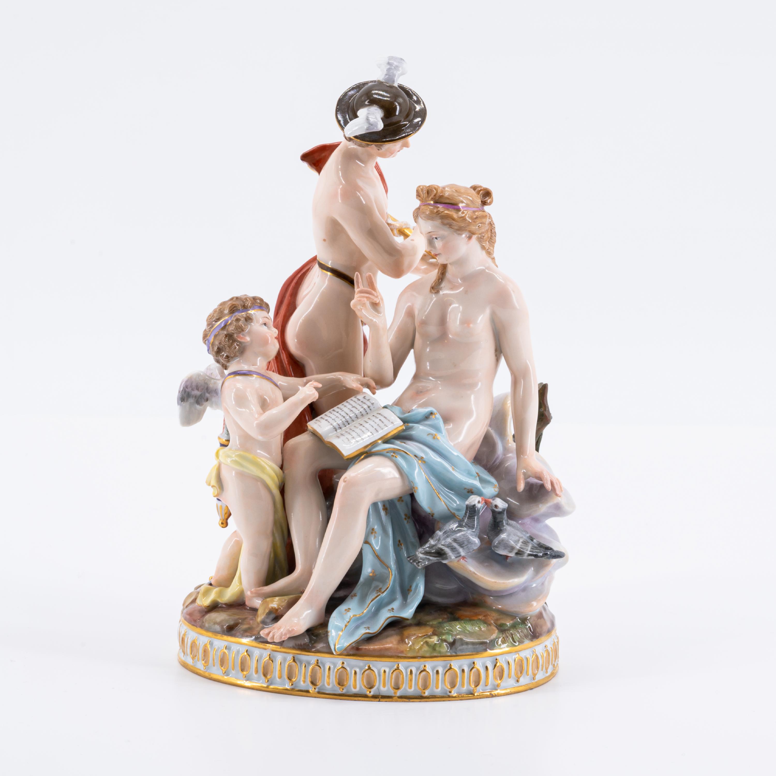 Meissen - Mythologische Gruppe mit Venus Amor und Merkur, 76341-22, Van Ham Kunstauktionen