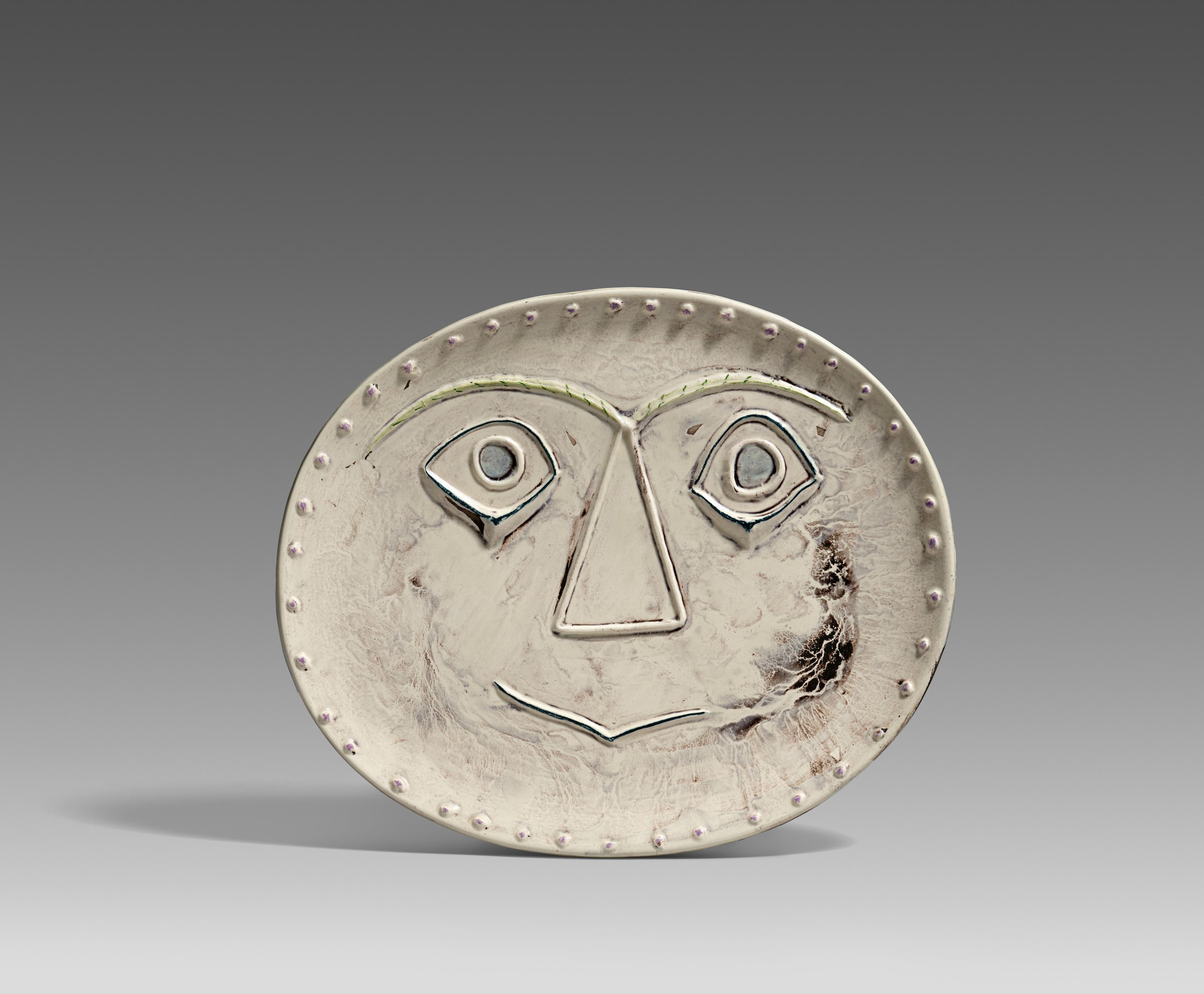 Pablo Picasso Ceramics - Geometric Face, 80037-3, Van Ham Kunstauktionen