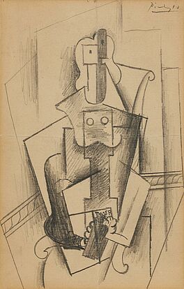 Pablo Picasso - Femme tenant un journal, 80220-3, Van Ham Kunstauktionen