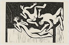 Ernst Ludwig Kirchner - Fliegende Menschen im Zirkus, 75537-1, Van Ham Kunstauktionen
