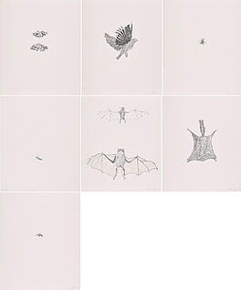 Kiki Smith - bee squirrel moth bird fly und bat, 75280-259, Van Ham Kunstauktionen