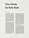 Titus Schade - radierungen neun Titus Schade Die Kalte Stadt, 300001-3952, Van Ham Kunstauktionen