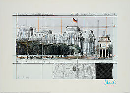 Christo - Wrapped Reichstag Project for Berlin, 79405-12, Van Ham Kunstauktionen
