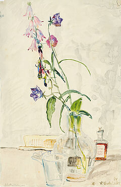 Robert Budzinski - Glockenblumen in Vase, 66500-33, Van Ham Kunstauktionen