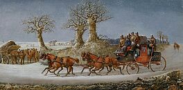 Henry Alken - Winterlandschaft mit Postkutsche, 65100-1, Van Ham Kunstauktionen