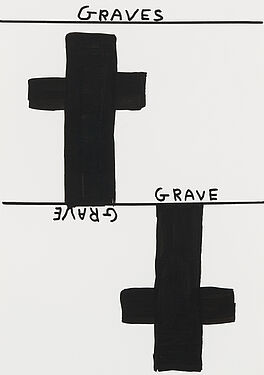 David Shrigley - Ohne Titel Graves, 79527-608, Van Ham Kunstauktionen