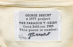 George Brecht - The Paradox T-Shirt, 79527-571, Van Ham Kunstauktionen