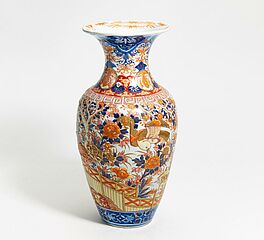 Balustervase mit Voegeln im Paeoniengarten, 64145-6, Van Ham Kunstauktionen