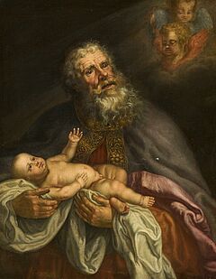 Joachim Sandrart - Der Heilige Simeon mit dem Jesusknaben, 79589-2, Van Ham Kunstauktionen