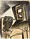 Pablo Picasso - Hibou a la chaise fond ocre, 69500-176, Van Ham Kunstauktionen