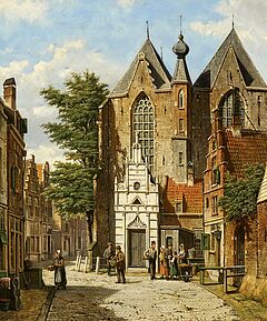 Willem Koekkoek - Die Zuiderkerk in Enkhuizen, 80016-1, Van Ham Kunstauktionen