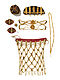 Bedeutende Krone und weitere zeremonielle Knochengewaender, 65689-20, Van Ham Kunstauktionen