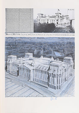Christo Christo Javatscheff - Wrapped Reichstag Project for Berlin, 62313-127, Van Ham Kunstauktionen