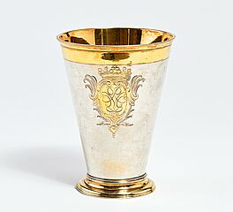 Reval - Stangenbecher mit Monogramm, 68408-35, Van Ham Kunstauktionen