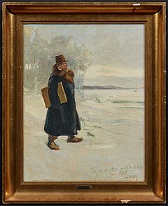 Hans Nikolaj Hansen - Selbstportraet des Kuenstlers im Schnee, 79869-4, Van Ham Kunstauktionen