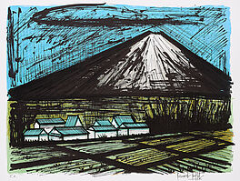 Bernard Buffet - Le Fuji et les rizieres Aus Le Voyage au Japon, 73613-1, Van Ham Kunstauktionen