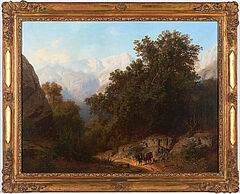 Wilhelm Julius August Nabert - Wanderer im Gebirge, 69460-4, Van Ham Kunstauktionen