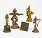 Drei Goetterfiguren eine Glocke mit Hanuman und ein Mandala, 65410-7, Van Ham Kunstauktionen