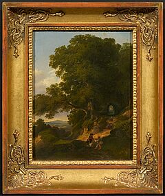 Johann Wilhelm Schirmer - Landschaft mit grossem Eichbaum, 80415-4, Van Ham Kunstauktionen