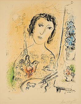 Marc Chagall - Selbstbildnis, 77671-34, Van Ham Kunstauktionen