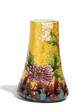 Jean Paul Milet - Schlanke Vase mit Chrysanthemendekor, 76257-27, Van Ham Kunstauktionen