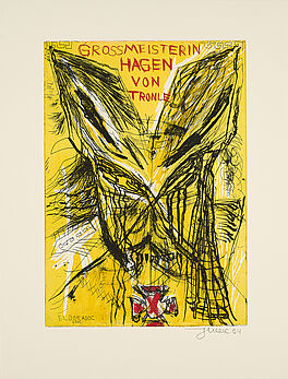 Jonathan Meese - Grossmeisterin Hagen von Tronje, 79685-32, Van Ham Kunstauktionen