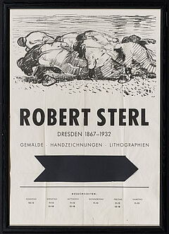 Robert Hermann Sterl - Ausstellungsplakat zur Ausstellung im Staedtischen Kunsthaus Bielefeld 1952, 64466-108, Van Ham Kunstauktionen