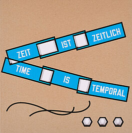 Lawrence Weiner - Zeit ist zeitlich Time is temporal, 75837-2, Van Ham Kunstauktionen