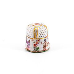 Meissen - Seltener Fingerhut mit sehr fein staffierten Chinoiserien, 77931-7, Van Ham Kunstauktionen