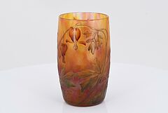 Daum Freres - Kleine Vase mit Traenenden Herzen, 70216-37, Van Ham Kunstauktionen