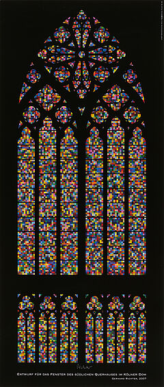 Gerhard Richter - Entwurf fuer das Fenster des suedlichen Querhauses im Koelner Dom, 80629-3, Van Ham Kunstauktionen