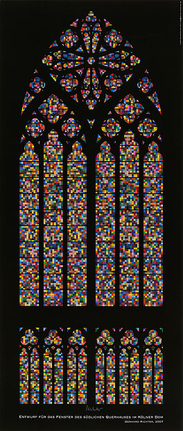 Gerhard Richter - Entwurf fuer das Fenster des suedlichen Querhauses im Koelner Dom, 80629-3, Van Ham Kunstauktionen